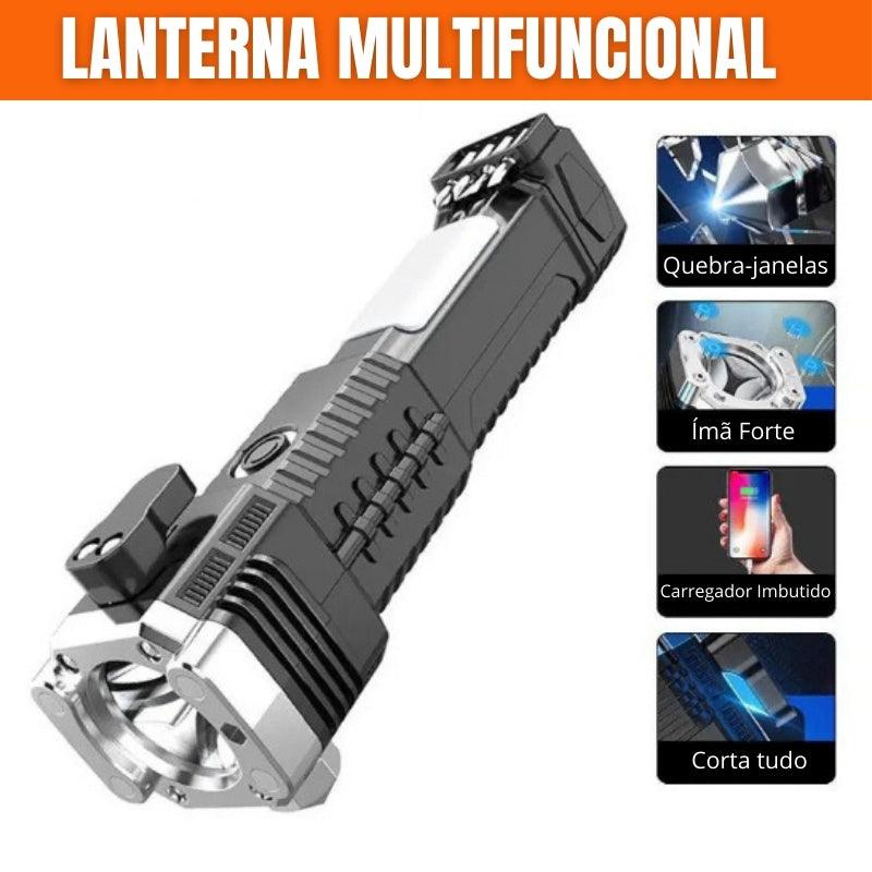 Super Lanterna Tática LaserPro™ 5 em 1