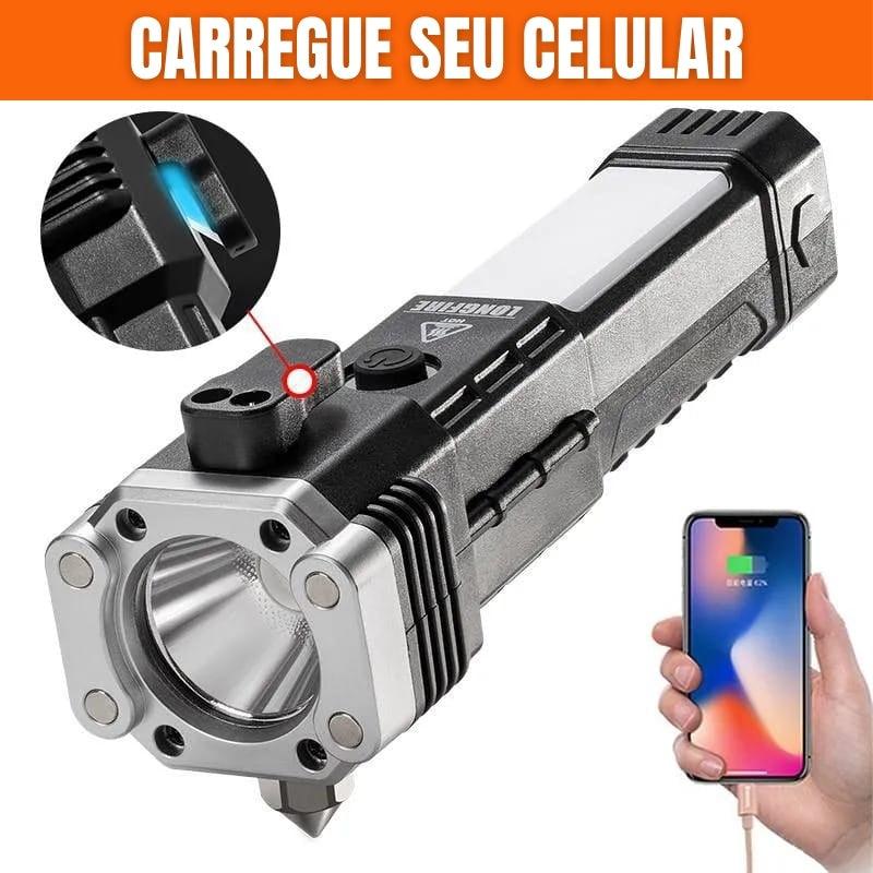 Super Lanterna Tática LaserPro™ 5 em 1