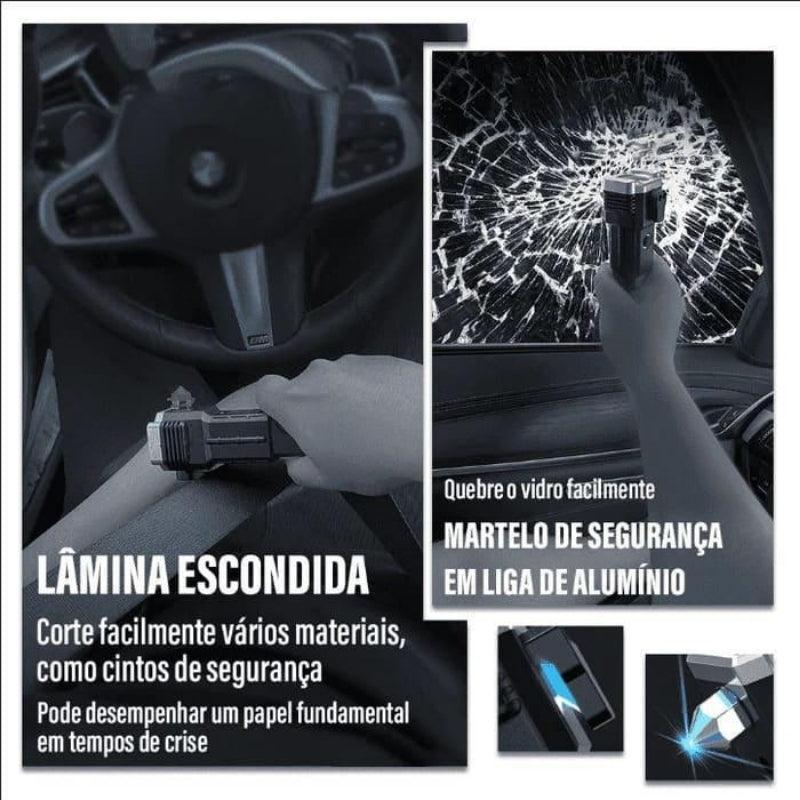 Super Lanterna Tática LaserPro™ 5 em 1