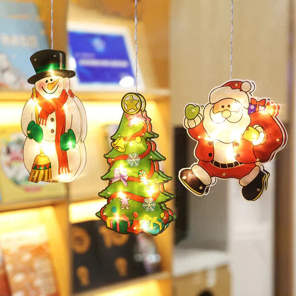 Pêndulo de Luzes Decorativas | Celebre Com o Espírito Natalino [PAGUE 1 LEVE 2 + BRINDE🎅]