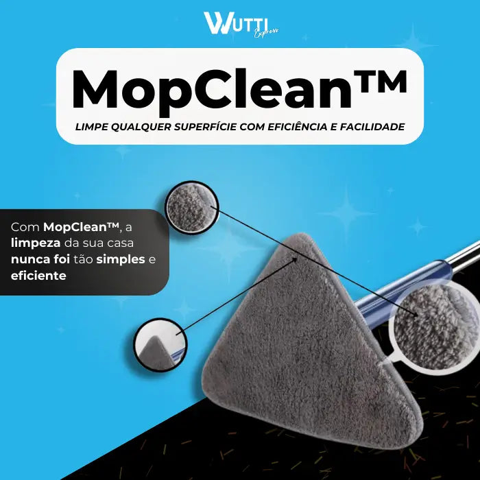 MopClean™ - MOP 360° PARA LIMPEZA PROFUNDA