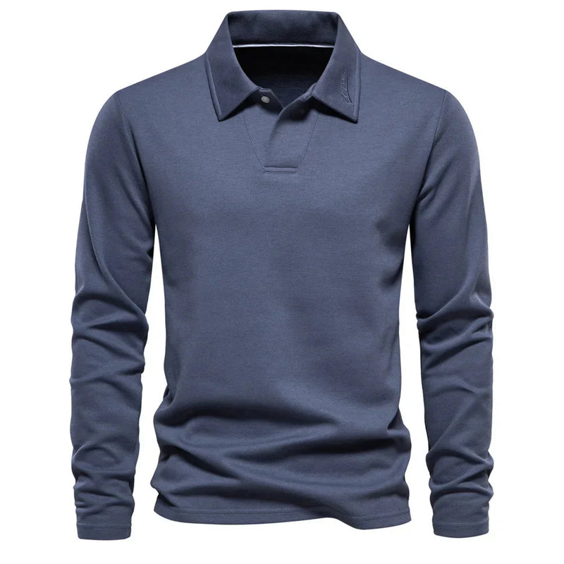 Blusa Polo Manga Comprida Masculino Monarca