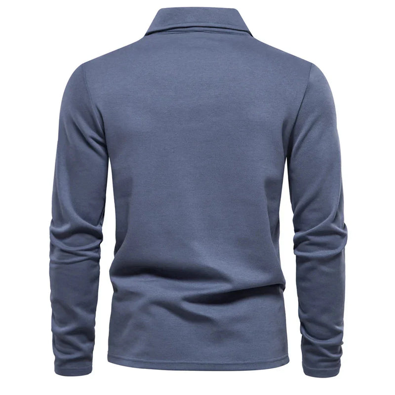 Blusa Polo Manga Comprida Masculino Monarca